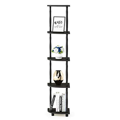 Furinno TurnNTube 5 Tier Corner Display Rack Multipurpose Shelving