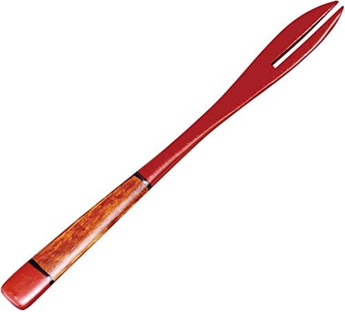 阿瀬真三 ヌーボー 菓子フォーク 朱 13 2cm F1003 Safari2desert Com
