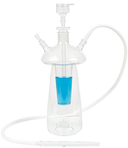 MOB Jelly Hookah - Double Hose Shisha for Smoking Flavored Tobacco - Unique Glow-in-The-Dark Design for More Fun