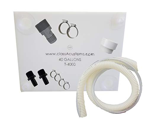 Class A Customs 40 Gallon Water Tank & Plumbing Kit T-4000-BPK