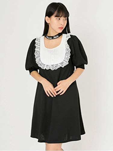 Amazon Co Jp Ank Rouge アンク ルージュ ロゴチョーカーaラインワンピース ブラック M 服 ファッション小物