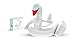 Floatie Kings White Swan Party Pool Float - Original Giant Premium Inflatable