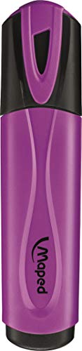 Maped Fluo Peps Classic Highlighters, Purple, Pack of 12 (742531)