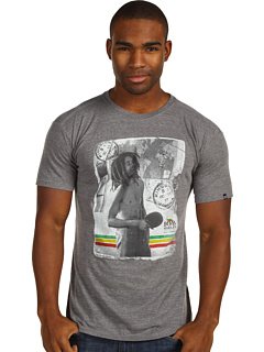 Billabong Bob Marley One Love Organic T-Shirt - Dark Gray Heather (Large)