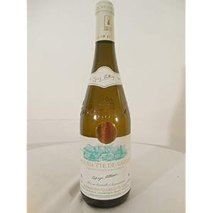 roussette domaine vullien blanc 2011 - savoie france: une bouteille de vin.