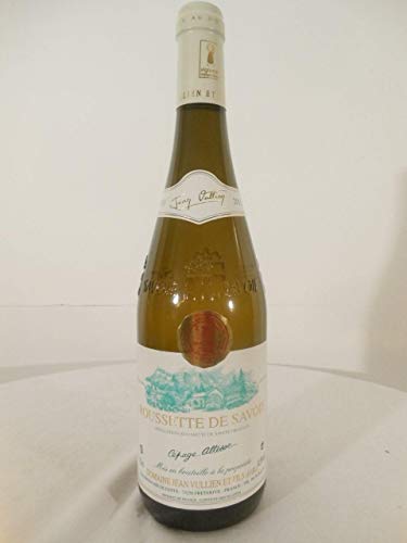 roussette domaine vullien blanc 2011 - savoie france: une bouteille de vin.