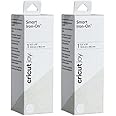 Cricut Joy Smart Glitter Iron On - White, 2-Pack (5.5"x19" Rolls) - HTV Heat Transfer Vinyl, Compatible with Cricut Joy Machine