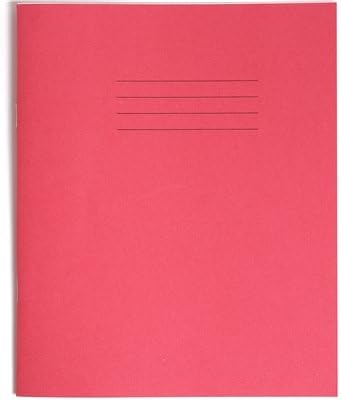 Rhino 8 x 6.5 Exercise Books, 48-Page/Blank Paper Notebook, 10-Pack, Writing Book, Office & School Stationery Supplies, Pink - Image 3