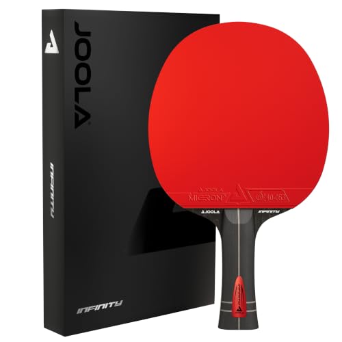 JOOLA Tischtennisschläger Infinity ITTF genehmigter Profi Carbon Tischtennis-Schläger für Fortgeschrittene Spieler - mit High-Tech Faser, Zyramid, 7-l