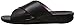 FitFlop Women's Aix Leather Slide Sandals dress Sandal, All Black, 6 M US