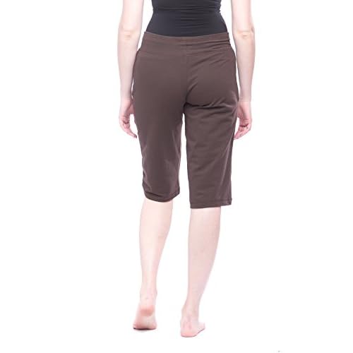 women's knit shorts with elastic waist