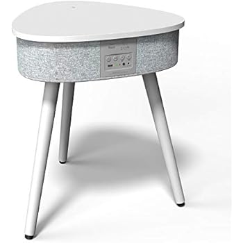 Portable Smart Side Table Bluetooth Speaker With Wireless Usb Charging Dock 2020 Modern Home Studio Smart Table Multifunctional White #wireless #home #theater #speakers #2020 Portable Smart Side Table Bluetooth Speaker With Wireless Usb Charging Dock 2020 Modern Home Studio Smart Table Multifunctional White