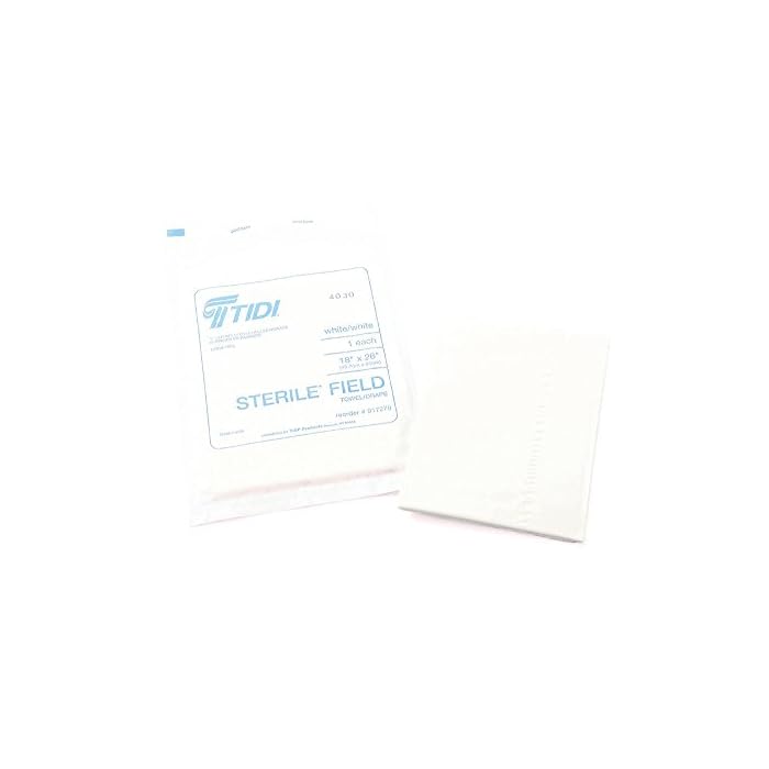 Buy TIDI SingleUse Medical Patient Drape Sheet, White, 18" x 26" (Pack