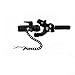 Hot  for SCX10 90046 Traxxas TRX4 1/10 RC Crawler Car Hook Sturdy Durable Simulation Climbing Car Trailer Hook Flow Hook with Trailer Link Component (♥ Black)