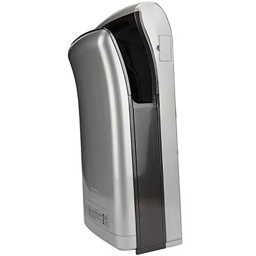 interhasa! Hand Dryer, Automatic Hand air Dryer, Powerful 1800W, Dry Hands in 5s, Low Noise 65 dB, ABS Material, for Home or Commercial Bathrooms, Hotel, Restaurant(Grey, 110V)