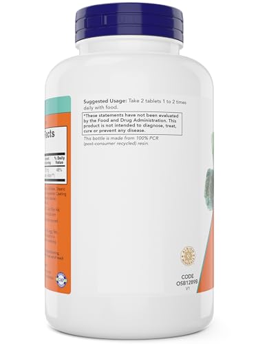 Now Foods Magnesium Glycinate, 240 Tablets - Supports Healthy Muscle and Nerve Functions - Non-GMO