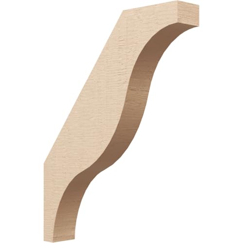 Timberthane Rough Cedar Faux Wood Funston Knee Brace, 4"W x 24"D x 30"H, Primed…