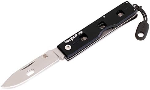 Anywhere Tools NEBA Keychain Knife Module - Includes Pocket Knife Keychain with Pocket Clip & Paracord Zipper Pull - Specially Designed EDC Knife for EDC Keychain