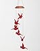 Garden Days Cardinal Solar Mobile Wind Chime