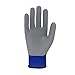 Vgo 10-Pairs Safety Work Gloves, Gardening Gloves, Non-slip Nitrile coating, Dipping Gloves (Size S, Blue, NT2110)
