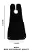 Karibbe Premium Beard Apron Cape + Free Shaper Template Comb & BeardStyles Ebook Included - Professional Salon Grade Black Hair Trimmings Cleaner for Men - Makes Grooming Disposal Easy / Black