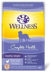 Wellness Complete Health Natural Dry Dog Food - Adult Healthy Weight Recipe - 26lb