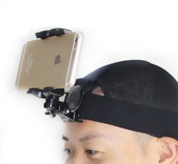 Amazon スマホ 撮影 固定 用 ヘッドバンド ヘッドライト 型 これで両手が自由 スタンド 通販
