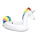 NAKORNO Inflatable Unicorn Pool Float, Funny Pool Party Toys Giant Pool Floats for Adults Kids, Outdoor Vacation Beach Loungers Lake Ride-ons River Raft, 108 x 55 x 48 inches