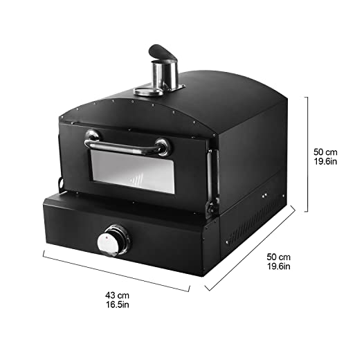 Wantjoin Outdoor Gas Pizza Oven Stainless Steel, Pizza Maker with pizza