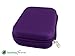 Soothing Terra Roller Bottle Carrying Case for Essential Oils - Portable Hard Shell Travel Case (Purple)