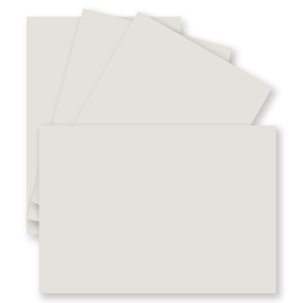 FarbenFroh by GUSTAV NEUSER 25 single cards DIN A6-10.5 x 14.8 cm 240 g/m² light grey construction cardboard craft paper craft cardboard craft cards blank postcards