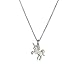 HENGSONG Women Girls Plated Silver Alloy Unicorn Necklace Pendant Charms Chain for Christmas Gift