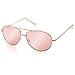Aviator Sunglasses for Kids Girls Boys Children, Small Face Eyewear for Age 3-12, UV Protection, with Case, Lightweight primary