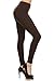 Leggings Depot Women's Fall/Winter Ultra Soft Popular Best Printed Fashion Leggings BAT17 (One Size (Size 0-12), Umber Houndstooth)