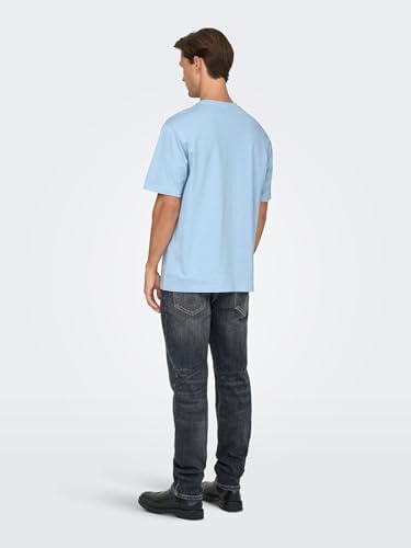 Onsfred Life RLX SS tee Noos, Azul (Cerúleo), M