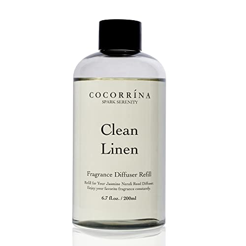 Cocorrína Clean Linen Scented Reed Diffuser Oil