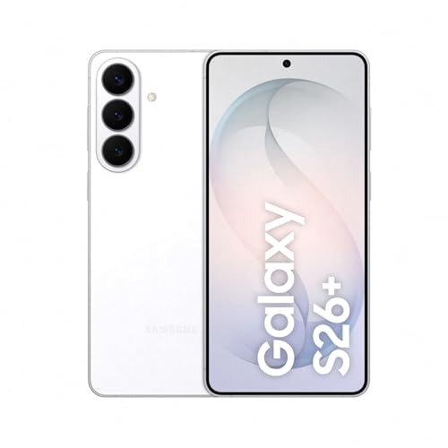 Samsung Galaxy S26+ AI Smartphone mit Galaxy AI, Ohne Vertrag, Handy mit Android, 12 GB RAM, 512 GB Speicher, AP Prozessor, 50 MP, White, 3 Jahre Hers