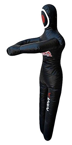 Celebrita MMA Punching Bag Grappling Dummy - Standing - hands on chest MMA362 Vinyl-Black 70" Up to 55kg/121 lb