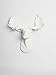 White Faux Taxidermy White Moose Head Wall Mount - The Mini Edmonton | Miniature White Resin Moose Head | White Moose Head Wall Decor | Moose Wall Mount Sculpture | Faux Animal Head Wall Mounts