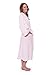 TexereSilk Women's Luxury Terry Cloth Bathrobe - Soft Modal & Organic Cotton - NEW & IMPROVED FABRIC (Barely Pink, 2X/3X)