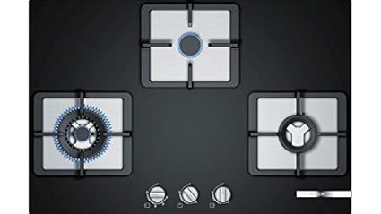 Buy Bosch Built In Gas Hob Glass Top 3 Burner Black Ppc7s6f20i
