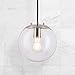 Sferra Globe Pendant Light | Brushed Nickel Pendant Lighting for Kitchen Island with LED Bulb LL-P201-BN