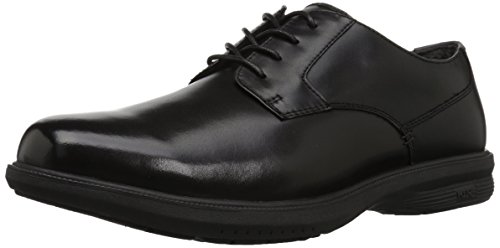 Nunn Bush Men's Messina Plain Toe Oxford, Black, 10 M US