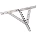 Amarine Made Pair of Stainless Steel Heavy Duty Shelf Brackets,8
