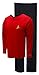 Robe Factory Men's Star Trek Red Scotty Pajama Set