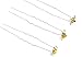Unicra Wedding Hair Pins for Women Decorative Bridal Wedding Hair Accessories for Brides and Bridesmaids Pack of 20 (Yellow)