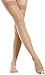 BriteLeafs Sheer Compression Stockings Thigh High 20-30 mmHg, Firm Support, Stay-Up Silicone Band, Closed Toe (XX-Large, Beige)