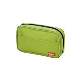 LIHIT LAB Large Capacity Zipper Pencil Case For