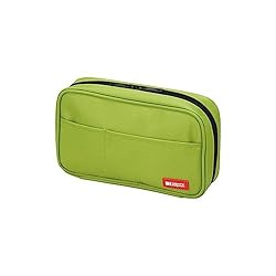 LIHIT LAB Large Capacity Zipper Pencil Case For