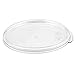 Cambro RFSCW2135 Camwear 2-Quart Clear Round Food Storage Container with Cambro RFSCWC2135 Clear Round Lid